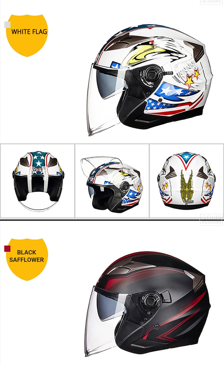 Half Face Motorcycle Helmet