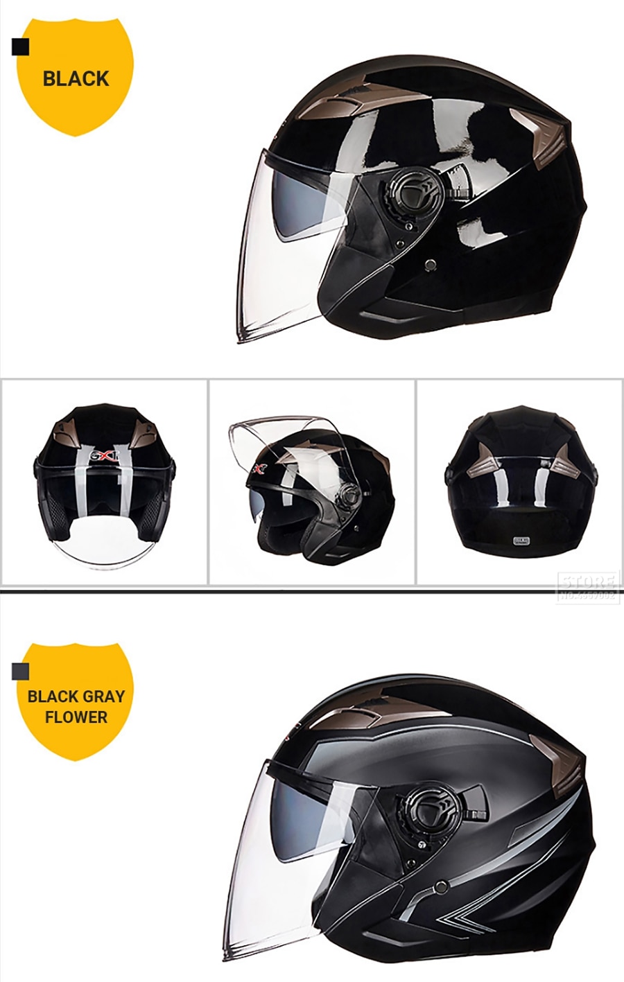 Half Face Motorcycle Helmet